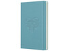 Classic Hardcover Notizbuch L – liniert, riffblau bedrucken, Art.-Nr. 10715110