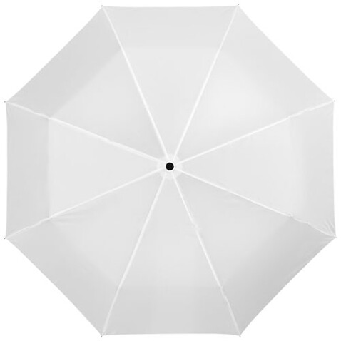 Alex 21,5" Vollautomatik Kompaktregenschirm, weiss bedrucken, Art.-Nr. 10901604 Alex 21,5" Vollautomatik Kompaktregenschirm, weiss bedrucken, Art.-Nr. 10901604