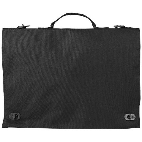Santa Fee Konferenztasche 6L, schwarz bedrucken, Art.-Nr. 19546620