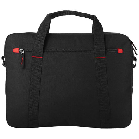 Vancouver 15,4" Laptop-Konferenztasche 6L, schwarz, rot bedrucken, Art.-Nr. 11964400 Vancouver 15,4" Laptop-Konferenztasche 6L, schwarz, rot bedrucken, Art.-Nr. 11964400