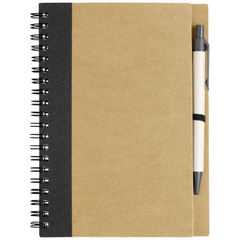 Priestly A6 Recycling Notizbuch mit Stift, natur, schwarz bedrucken, Art.-Nr. 10626801 Priestly A6 Recycling Notizbuch mit Stift, natur, schwarz bedrucken, Art.-Nr. 10626801