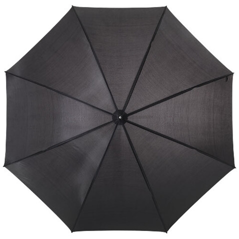 Karl 30" Golfschirm mit Holzgriff, schwarz bedrucken, Art.-Nr. 19547884