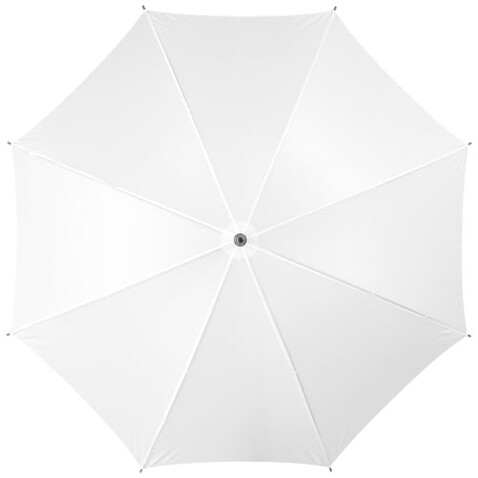 Jova 23" Regenschirm mit Holzstange und -griff, weiss bedrucken, Art.-Nr. 10906800 Jova 23" Regenschirm mit Holzstange und -griff, weiss bedrucken, Art.-Nr. 10906800