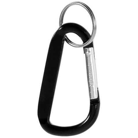 Timor Karabiner Schlüsselanhänger, schwarz bedrucken, Art.-Nr. 11808500 Timor Karabiner Schlüsselanhänger, schwarz bedrucken, Art.-Nr. 11808500