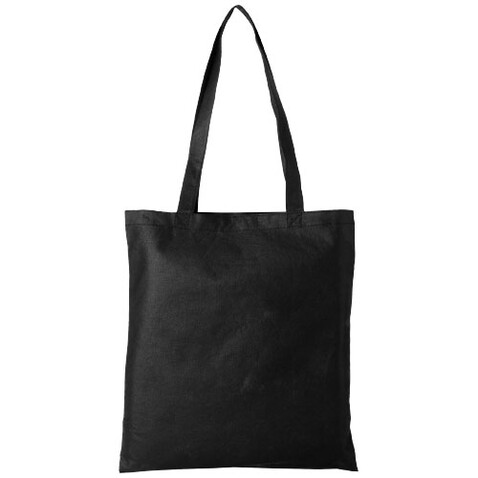 Zeus Non Woven große Tragetasche 6L, schwarz bedrucken, Art.-Nr. 11941200