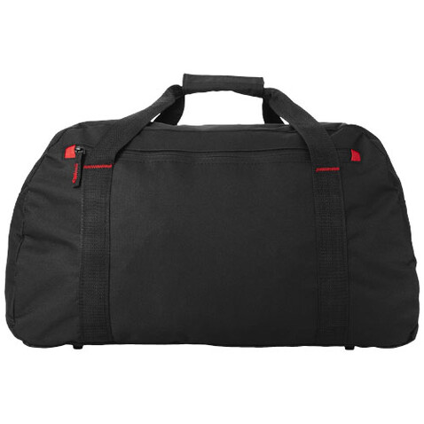 Vancouver Reisetasche 35L, schwarz, rot bedrucken, Art.-Nr. 11942700