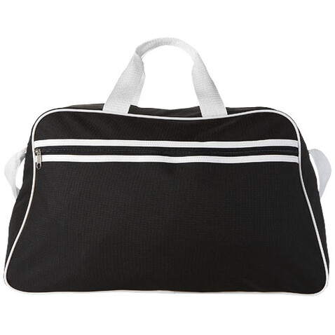 San Jose Sporttasche 30L, schwarz, weiss bedrucken, Art.-Nr. 11974000 San Jose Sporttasche 30L, schwarz, weiss bedrucken, Art.-Nr. 11974000