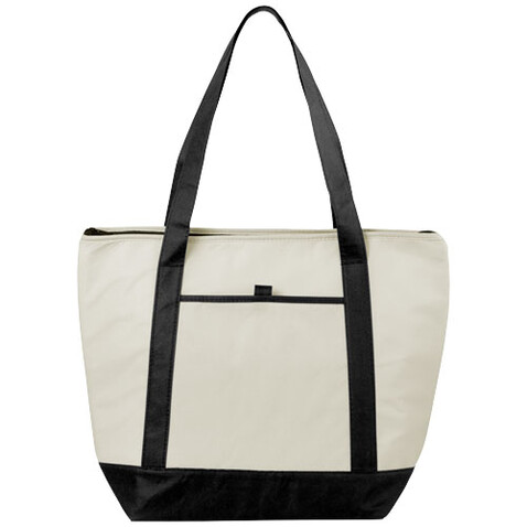 Lighthouse Non Woven Kühltasche 21L, natural, schwarz bedrucken, Art.-Nr. 12008500 Lighthouse Non Woven Kühltasche 21L, natural, schwarz bedrucken, Art.-Nr. 12008500