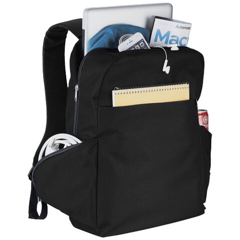 Slim 15" Laptop-Rucksack 15L, schwarz bedrucken, Art.-Nr. 12018600 Slim 15" Laptop-Rucksack 15L, schwarz bedrucken, Art.-Nr. 12018600
