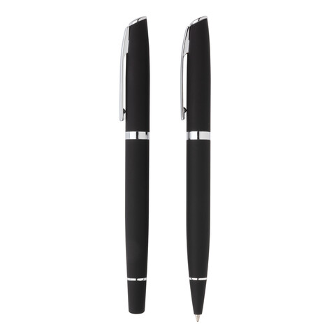 Deluxe Stifte-Set schwarz bedrucken, Art.-Nr. P610.571 Deluxe Stifte-Set schwarz bedrucken, Art.-Nr. P610.571