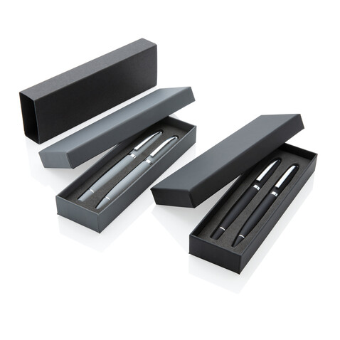 Deluxe Stifte-Set schwarz bedrucken, Art.-Nr. P610.571 Deluxe Stifte-Set schwarz bedrucken, Art.-Nr. P610.571