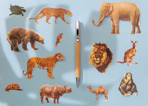 Moderner Bambus-Stift braun bedrucken, Art.-Nr. P610.589 Moderner Bambus-Stift braun bedrucken, Art.-Nr. P610.589