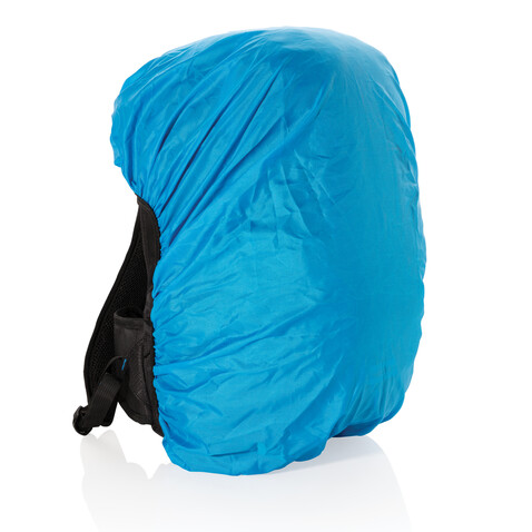 Explorer Ribstop mittlerer Wanderrucksack 26L PVC frei schwarz, blau bedrucken, Art.-Nr. P760.151