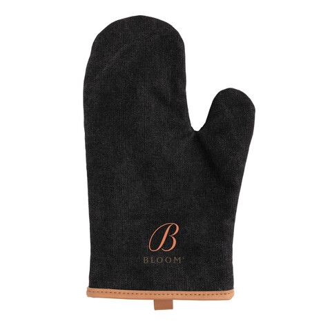 Deluxe Canvas Ofenhandschuh schwarz bedrucken, Art.-Nr. P262.831 Deluxe Canvas Ofenhandschuh schwarz bedrucken, Art.-Nr. P262.831