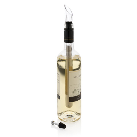 Vino Weinkühler-Stab silber bedrucken, Art.-Nr. P911.062