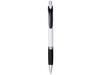 Turbo Kugelschreiber mit weißem Schaft, weiss, schwarz bedrucken, Art.-Nr. 10736100