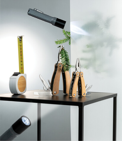 Holz Multitool braun bedrucken, Art.-Nr. P221.369