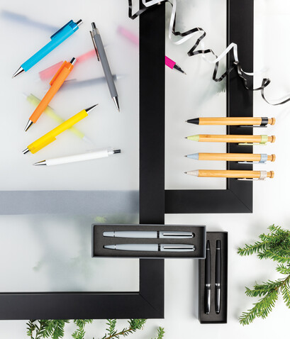 Bambus Stift mit Wheatstraw-Clip schwarz bedrucken, Art.-Nr. P610.541 Bambus Stift mit Wheatstraw-Clip schwarz bedrucken, Art.-Nr. P610.541