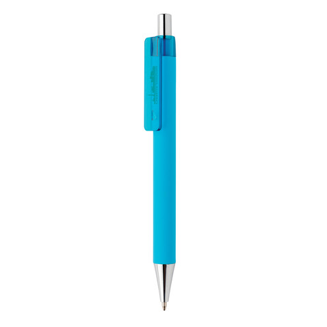 X8 Stift mit Smooth-Touch hellblau bedrucken, Art.-Nr. P610.709 X8 Stift mit Smooth-Touch hellblau bedrucken, Art.-Nr. P610.709
