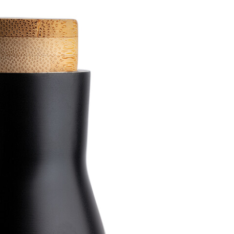 Clima auslaufsichere Vakuum-Flasche schwarz bedrucken, Art.-Nr. P436.611 Clima auslaufsichere Vakuum-Flasche schwarz bedrucken, Art.-Nr. P436.611