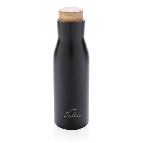 Clima auslaufsichere Vakuum-Flasche schwarz bedrucken, Art.-Nr. P436.611 Clima auslaufsichere Vakuum-Flasche schwarz bedrucken, Art.-Nr. P436.611