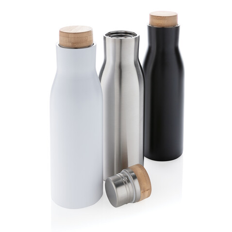 Clima auslaufsichere Vakuum-Flasche schwarz bedrucken, Art.-Nr. P436.611 Clima auslaufsichere Vakuum-Flasche schwarz bedrucken, Art.-Nr. P436.611