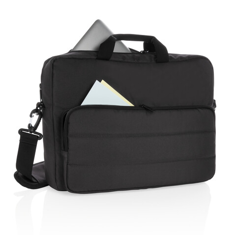 Impact AWARE™ RPET 15,6" Laptop-Tasche schwarz bedrucken, Art.-Nr. P730.041 Impact AWARE™ RPET 15,6" Laptop-Tasche schwarz bedrucken, Art.-Nr. P730.041