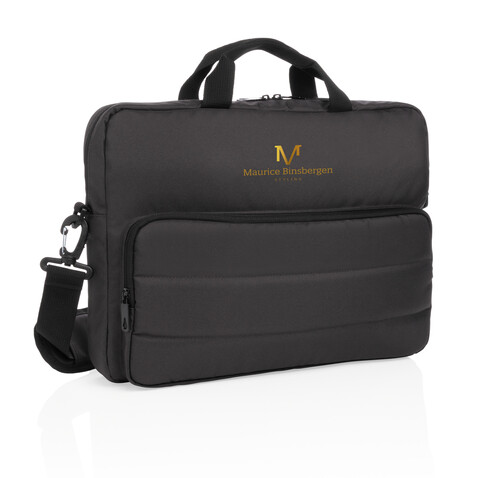 Impact AWARE™ RPET 15,6" Laptop-Tasche schwarz bedrucken, Art.-Nr. P730.041 Impact AWARE™ RPET 15,6" Laptop-Tasche schwarz bedrucken, Art.-Nr. P730.041