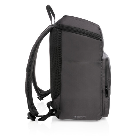 Impact AWARE™ RPET Kühl-Rucksack schwarz bedrucken, Art.-Nr. P733.051