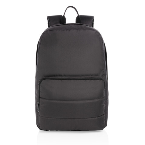 Impact AWARE™ RPET Basic 15,6" Laptop-Rucksack schwarz bedrucken, Art.-Nr. P762.011