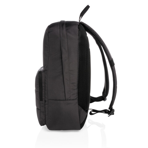 Impact AWARE™ RPET Basic 15,6" Laptop-Rucksack schwarz bedrucken, Art.-Nr. P762.011