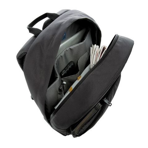 Impact AWARE™ RPET Basic 15,6" Laptop-Rucksack schwarz bedrucken, Art.-Nr. P762.011