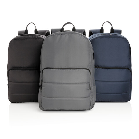 Impact AWARE™ RPET Basic 15,6" Laptop-Rucksack schwarz bedrucken, Art.-Nr. P762.011