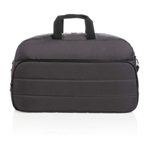 Impact AWARE™ RPET Wochenendtasche schwarz bedrucken, Art.-Nr. P762.021