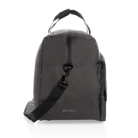 Impact AWARE™ RPET Wochenendtasche schwarz bedrucken, Art.-Nr. P762.021