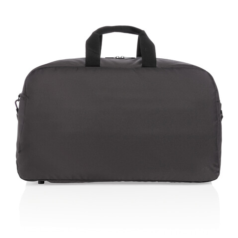 Impact AWARE™ RPET Wochenendtasche schwarz bedrucken, Art.-Nr. P762.021