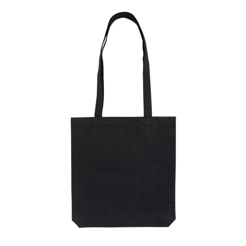 Impact Aware™ recycelte Baumwolltasche schwarz bedrucken, Art.-Nr. P762.541