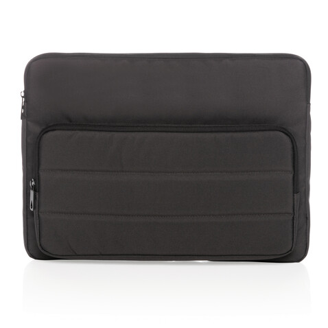 Impact AWARE™ RPET 15,6" Laptop-Sleeve schwarz bedrucken, Art.-Nr. P788.031