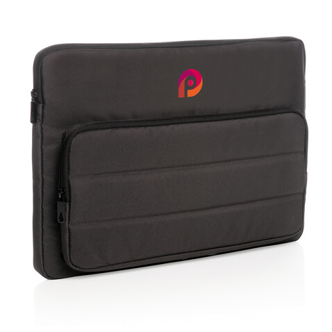 Impact AWARE™ RPET 15,6" Laptop-Sleeve schwarz bedrucken, Art.-Nr. P788.031