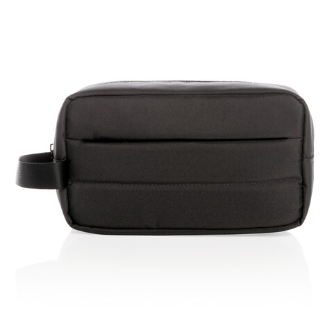 Impact AWARE™ RPET Kulturtasche schwarz bedrucken, Art.-Nr. P820.201