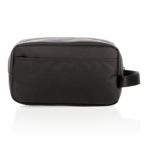 Impact AWARE™ RPET Kulturtasche schwarz bedrucken, Art.-Nr. P820.201