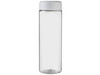 H2O Active® Vibe 850 ml Sportflasche mit Drehdeckel, transparent, weiss bedrucken, Art.-Nr. 21043003
