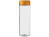 H2O Active® Vibe 850 ml Sportflasche mit Drehdeckel, transparent, orange bedrucken, Art.-Nr. 21043010