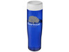 H2O Active® Tempo 700 ml Sportflasche mit Drehdeckel, blau, weiss bedrucken, Art.-Nr. 21043209
