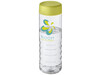 H2O Active® Treble 750 ml Flasche mit Drehdeckel, transparent, limone bedrucken, Art.-Nr. 21043405
