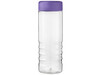 H2O Active® Treble 750 ml Flasche mit Drehdeckel, transparent, lila bedrucken, Art.-Nr. 21043406