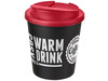 Americano® Espresso 250 ml Isolierbecher mit auslaufsicherem Schraubverschluss, schwarz, rot bedrucken, Art.-Nr. 21069908