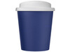 Americano® Espresso 250 ml Isolierbecher mit auslaufsicherem Schraubverschluss, blau, weiss bedrucken, Art.-Nr. 21069909