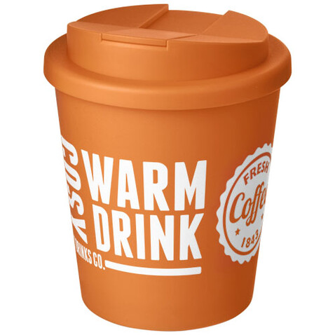 Americano® Espresso 250 ml Isolierbecher mit auslaufsicherem Schraubverschluss, orange bedrucken, Art.-Nr. 21069913 Americano® Espresso 250 ml Isolierbecher mit auslaufsicherem Schraubverschluss, orange bedrucken, Art.-Nr. 21069913