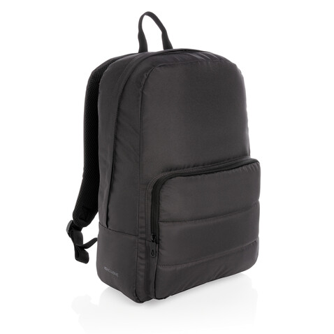 Impact AWARE™ RPET Basic 15,6" Laptop-Rucksack schwarz bedrucken, Art.-Nr. P762.011